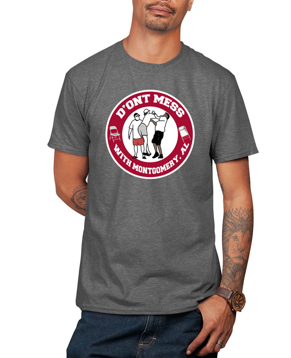 Don't Mess with Alabama Montgomery T-shirt, White Folding Chair, River Boat Brawl T-shirt, Alabama Fight T-shirt - Fivestartees