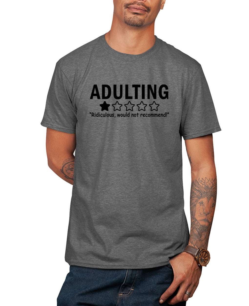 Adulting would not recommend funny t-shirt, sarcasm t-shirt - Fivestartees