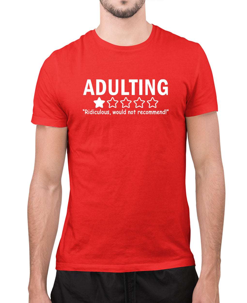 Adulting would not recommend funny t-shirt, sarcasm t-shirt - Fivestartees