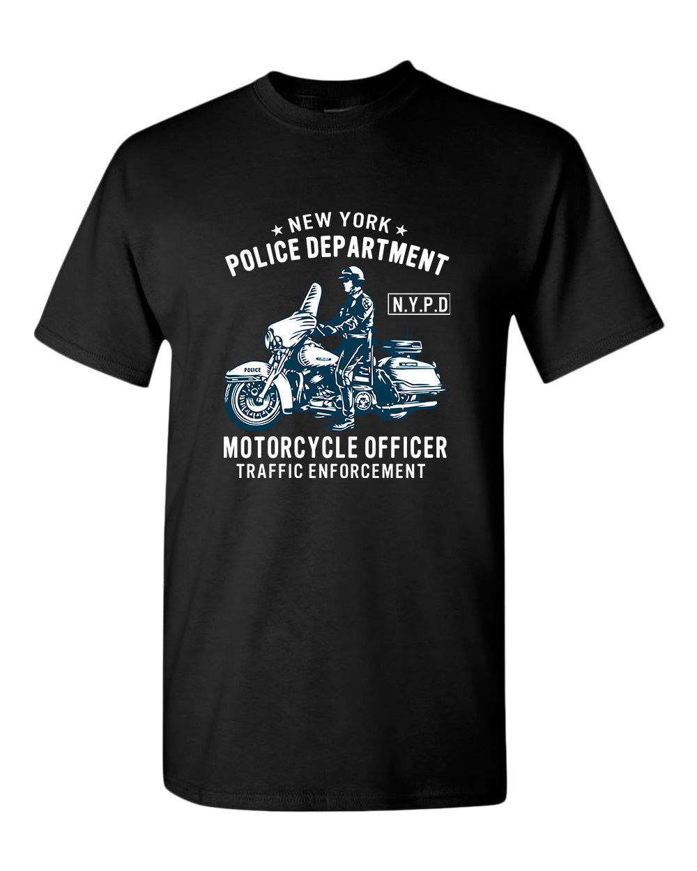 New York motorcycle officer traffic t-shirt - Fivestartees