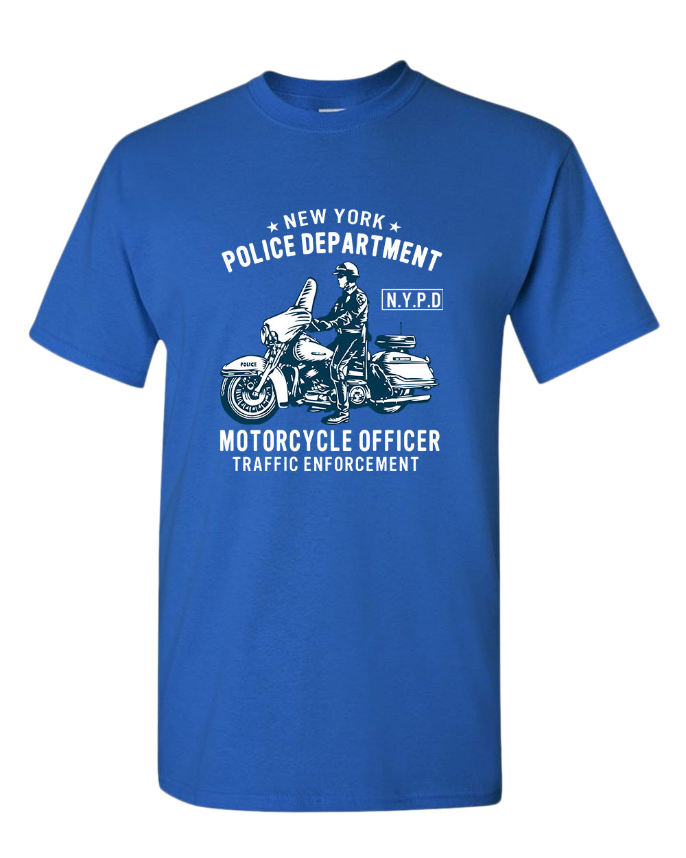 New York motorcycle officer traffic t-shirt - Fivestartees