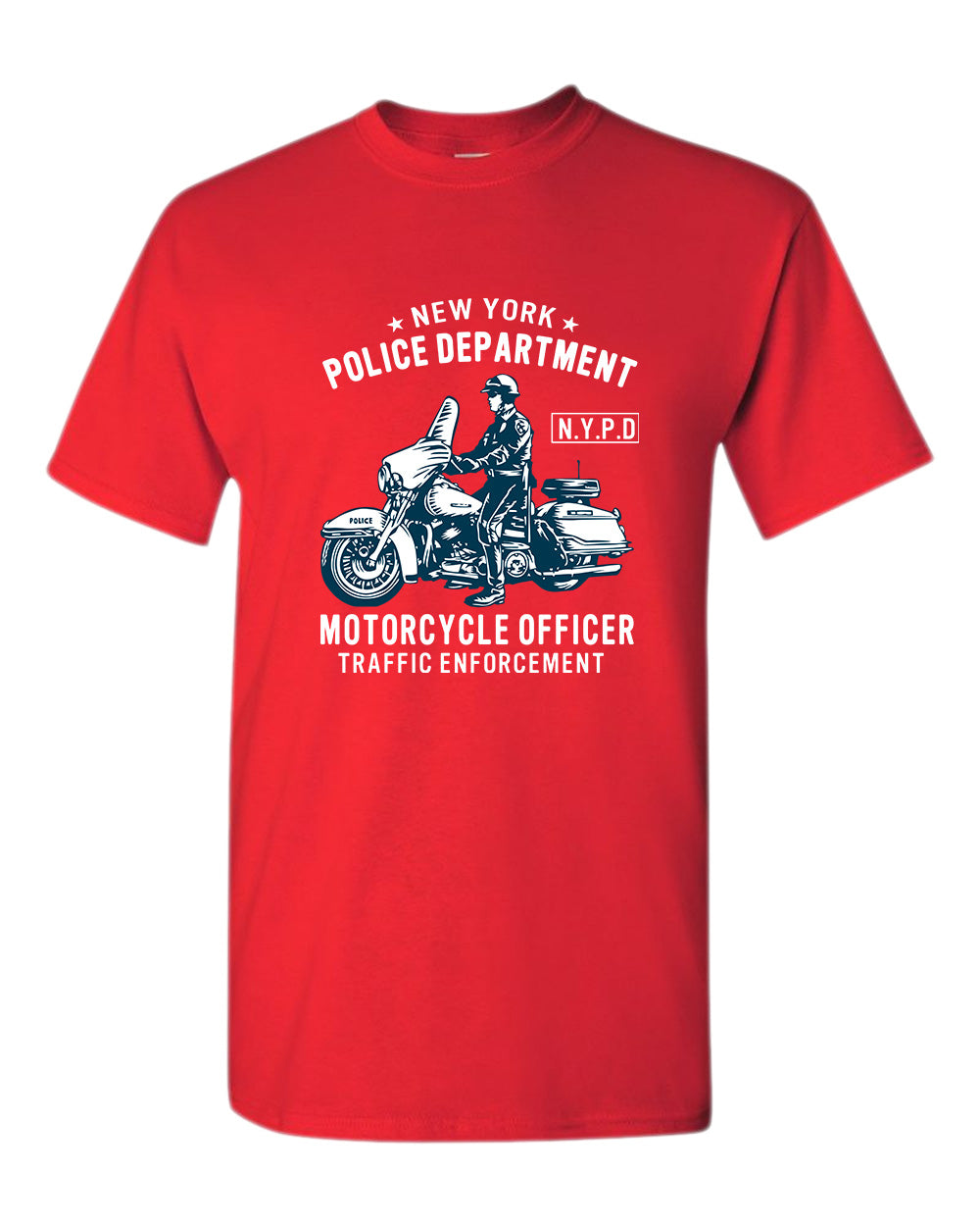 New York motorcycle officer traffic t-shirt - Fivestartees