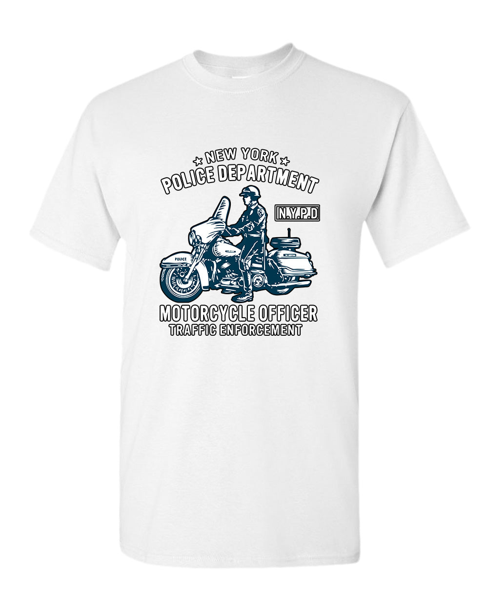 New York motorcycle officer traffic t-shirt - Fivestartees