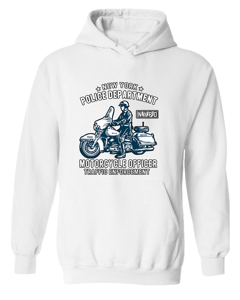 New York motorcycle officer traffic hoodie - Fivestartees