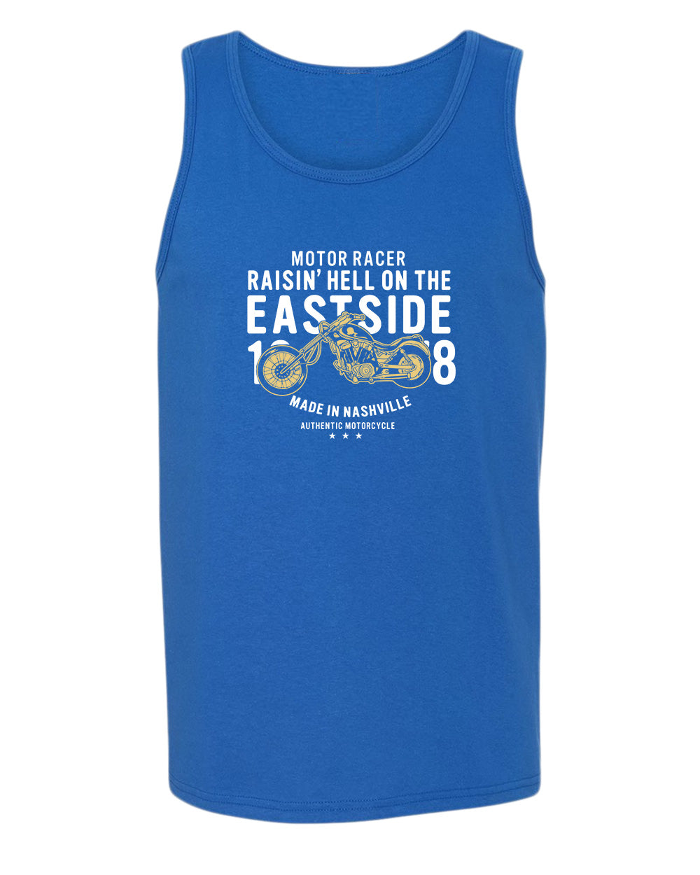 Motor racer, raisin h*ll on the eastside nashville tank top - Fivestartees