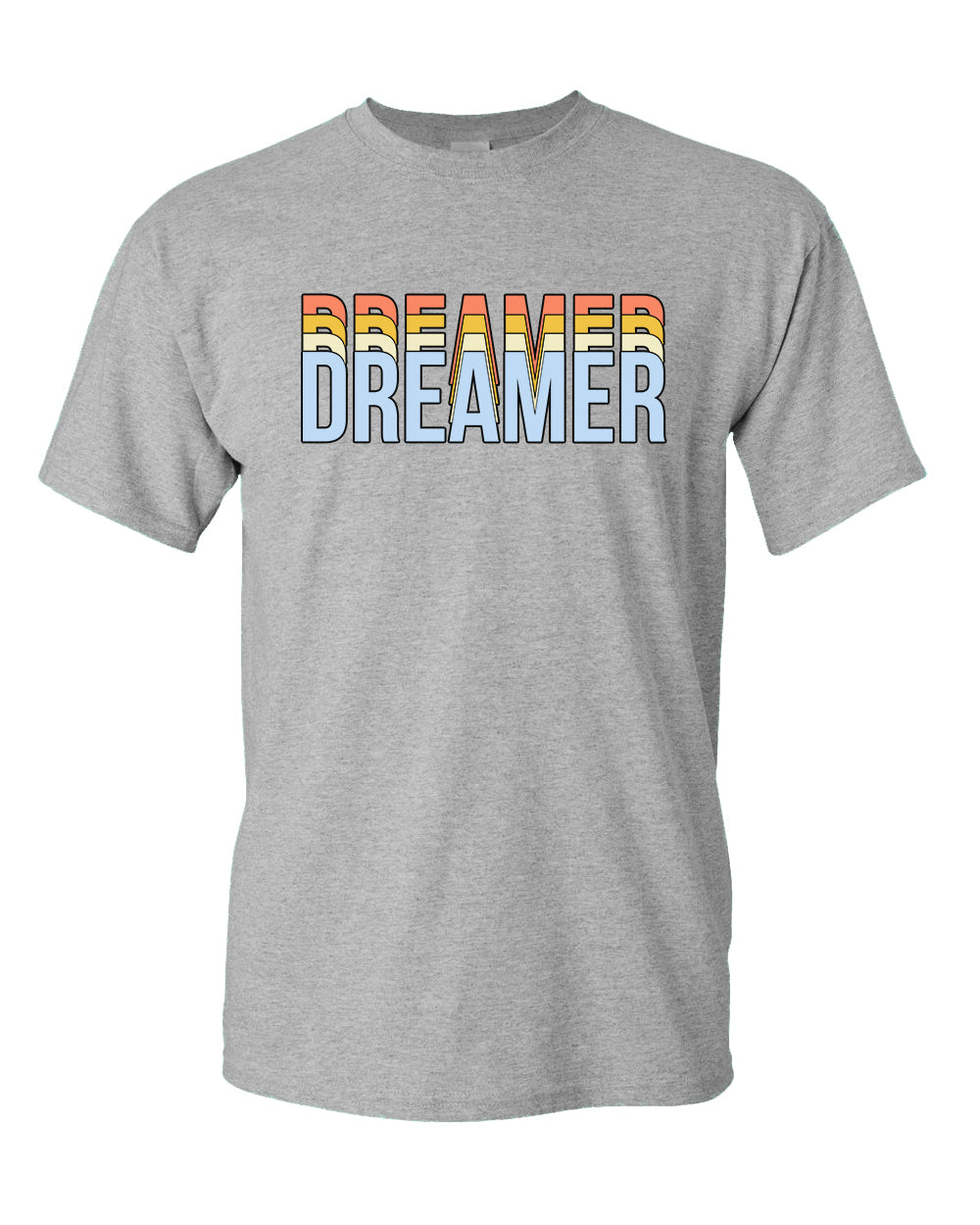 Dreamer T-shirt Motivational Gym T-shirt Casual T-shirt - Fivestartees