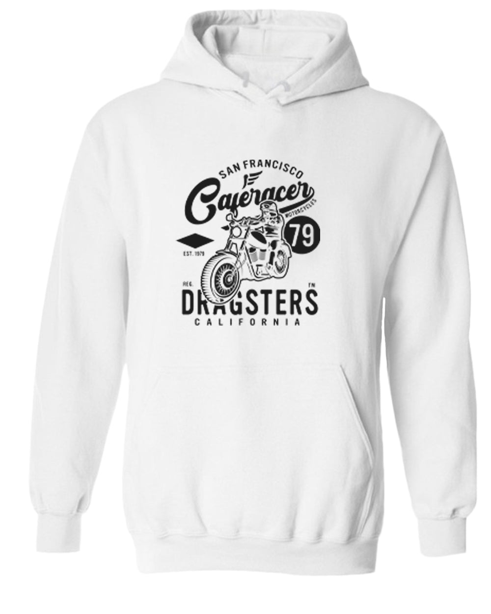 San francisco caferacer dragsters motorcycle hoodie - Fivestartees