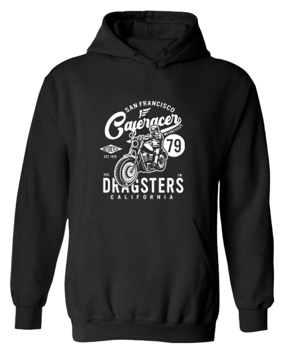 San francisco caferacer dragsters motorcycle hoodie - Fivestartees