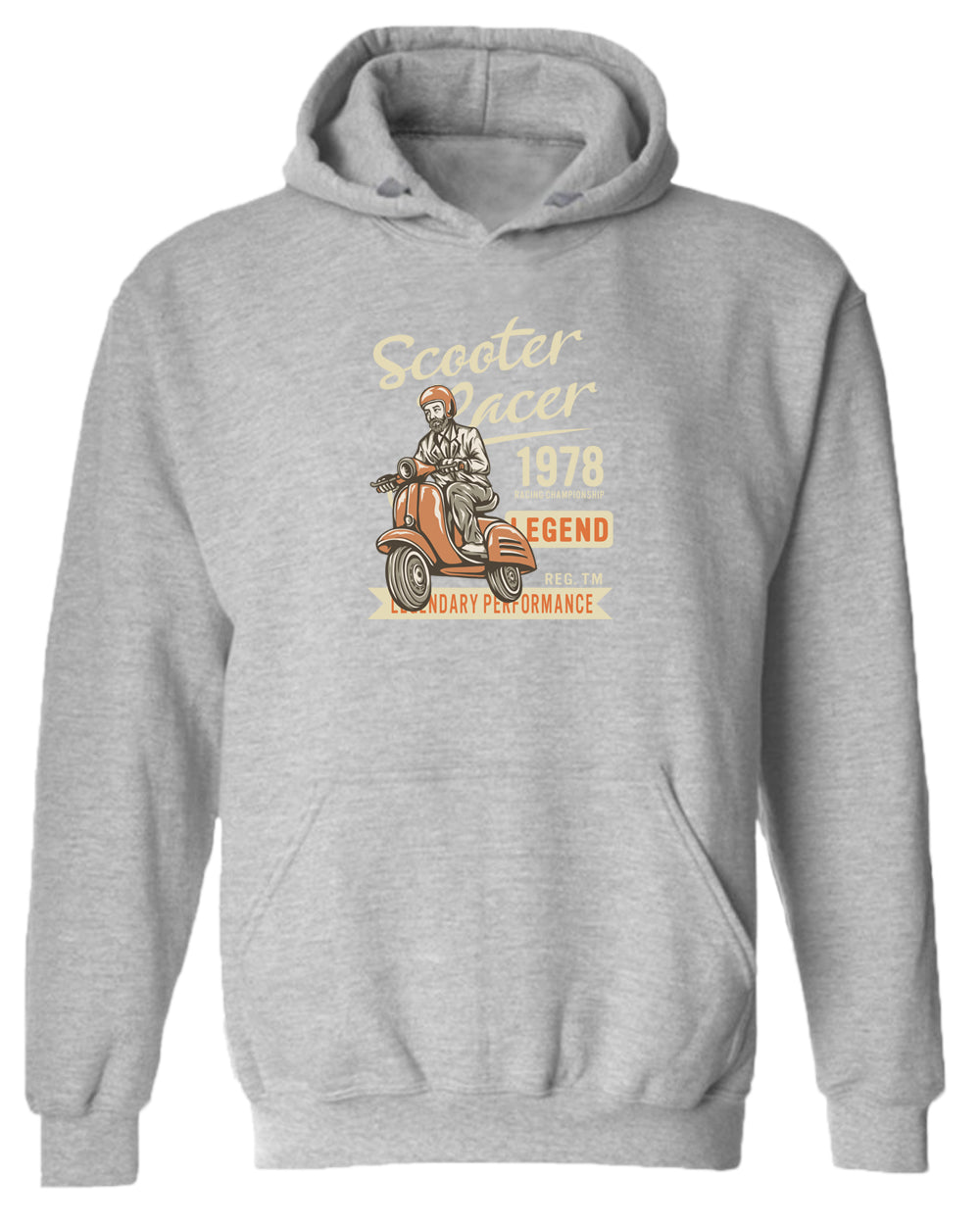 Scooter racer 1978 legend motorcycle hoodie - Fivestartees