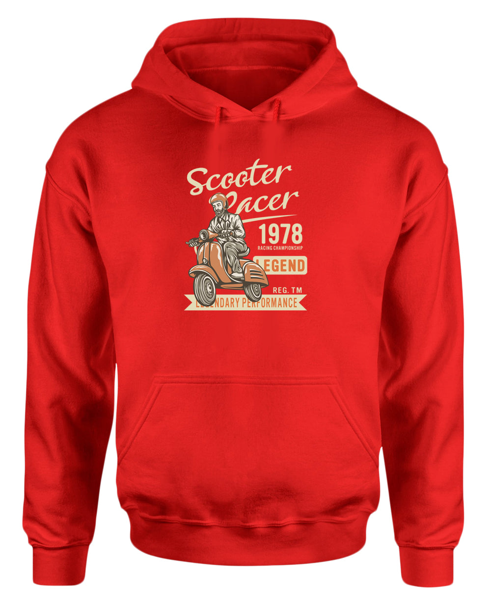 Scooter racer 1978 legend motorcycle hoodie - Fivestartees