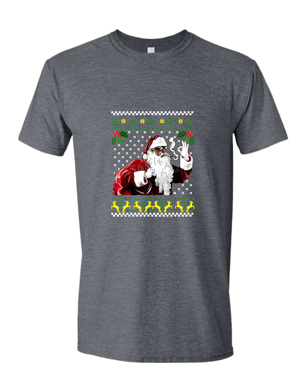 Funny smoker santa t-shirt - Fivestartees