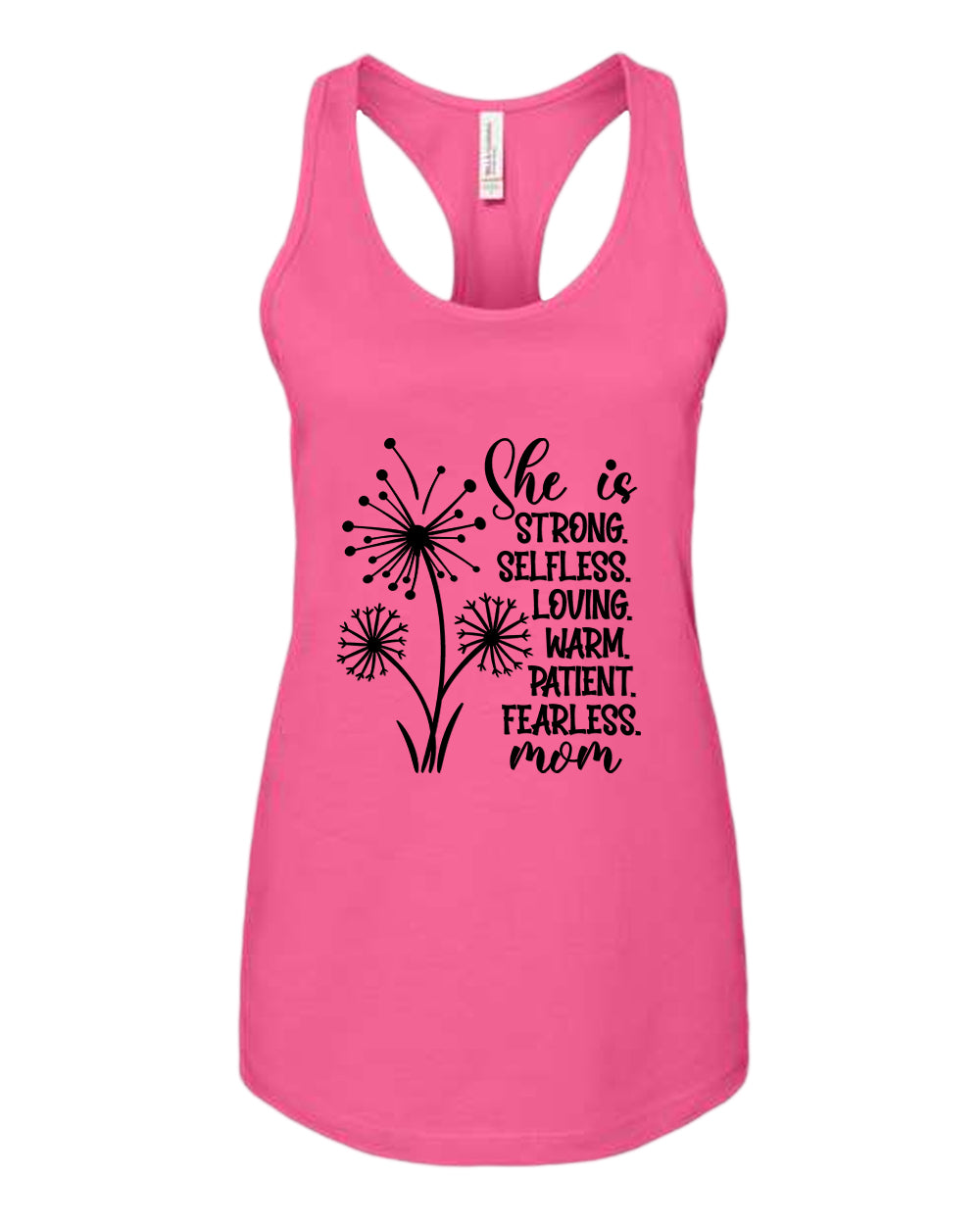 She is strong, selfless, loving mom tank top - Fivestartees