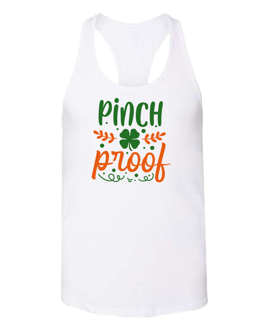 Pinch Proof tank top women racerback st patrick's day tank top - Fivestartees