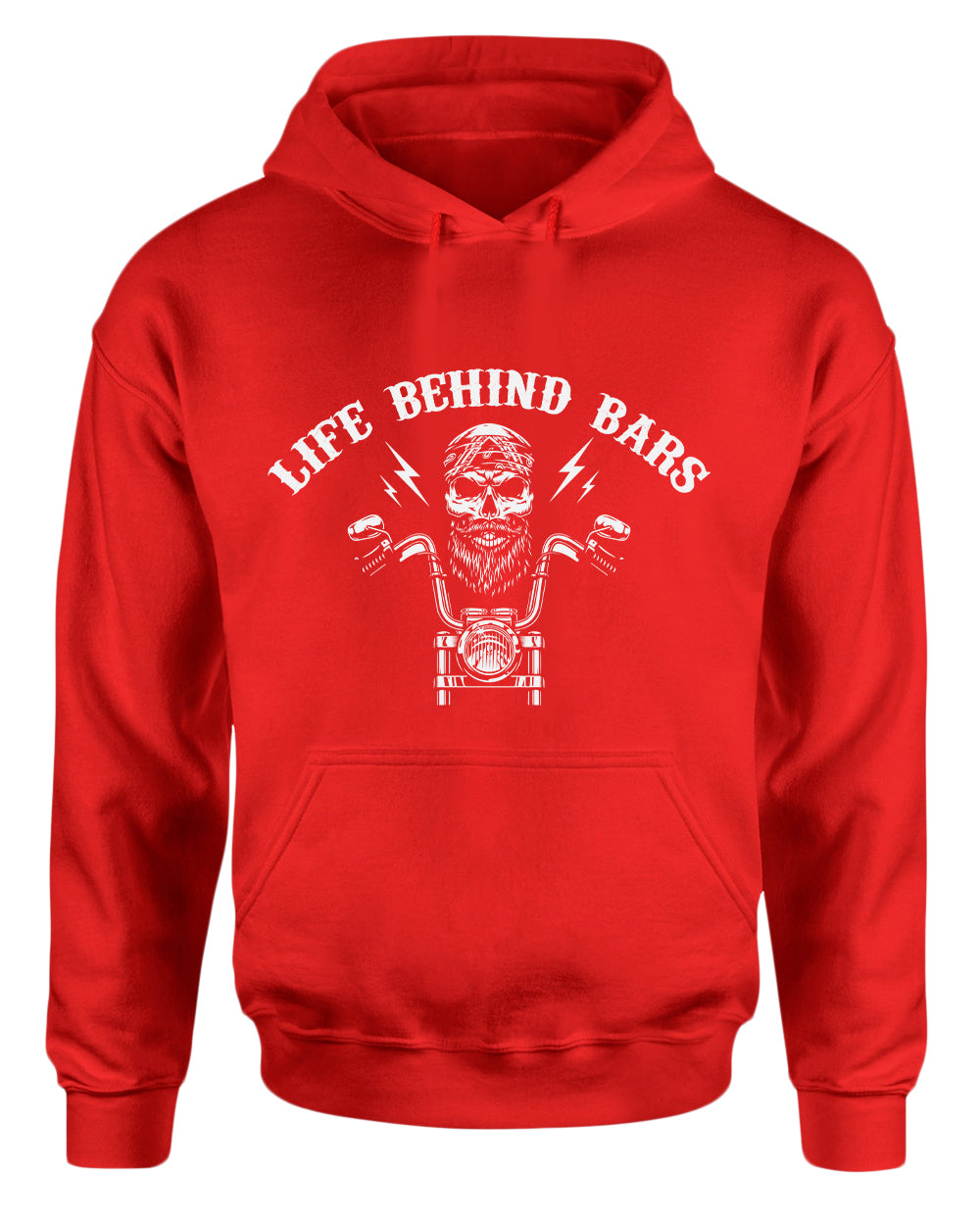 Old rider life behind bars motorcycle hoodie - Fivestartees