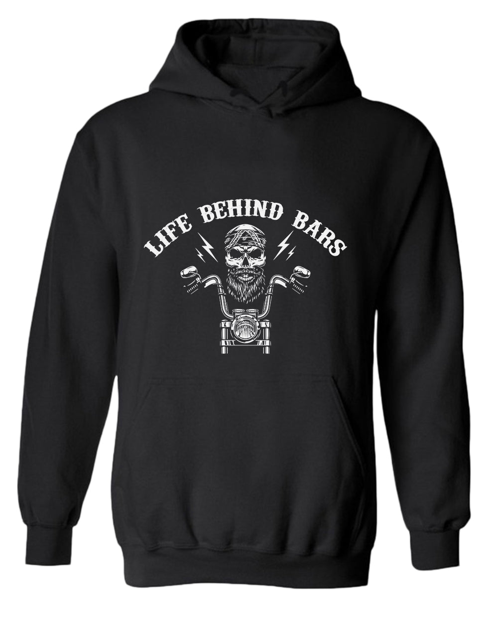 Old rider life behind bars motorcycle hoodie - Fivestartees