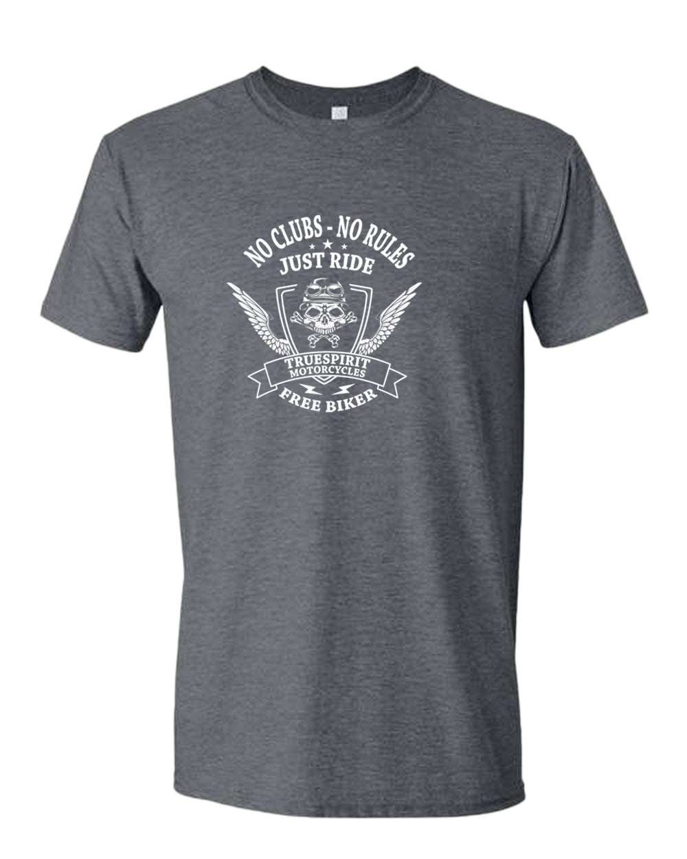 Truespirit motorcycle, no clubs, no rules t-shirt - Fivestartees