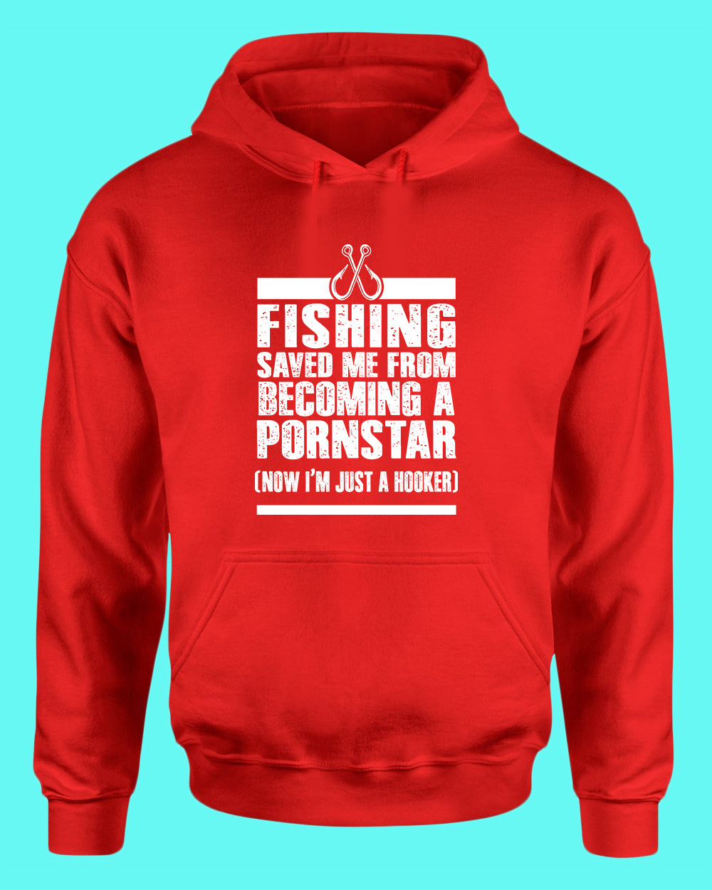 Fishing save me from becoming a P*** star hoodie, funny fisherman hoodie - Fivestartees