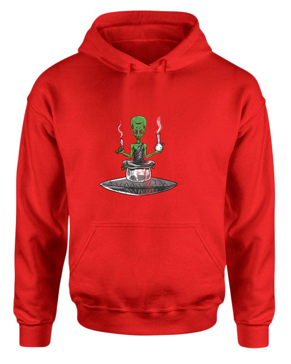 Alien meditation hoodie, smoke hoodies - Fivestartees