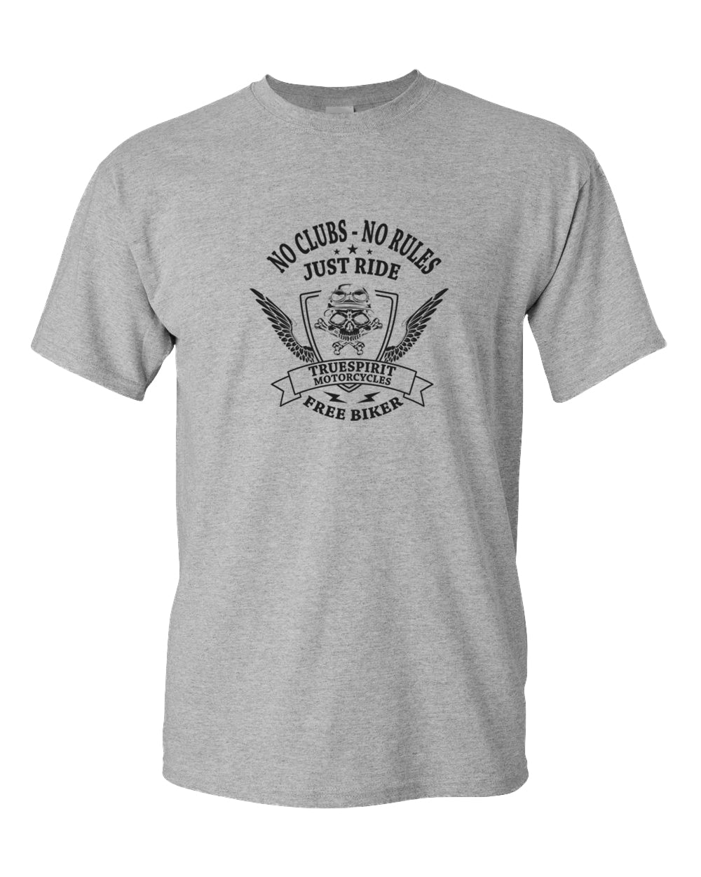 Truespirit motorcycle, no clubs, no rules t-shirt - Fivestartees