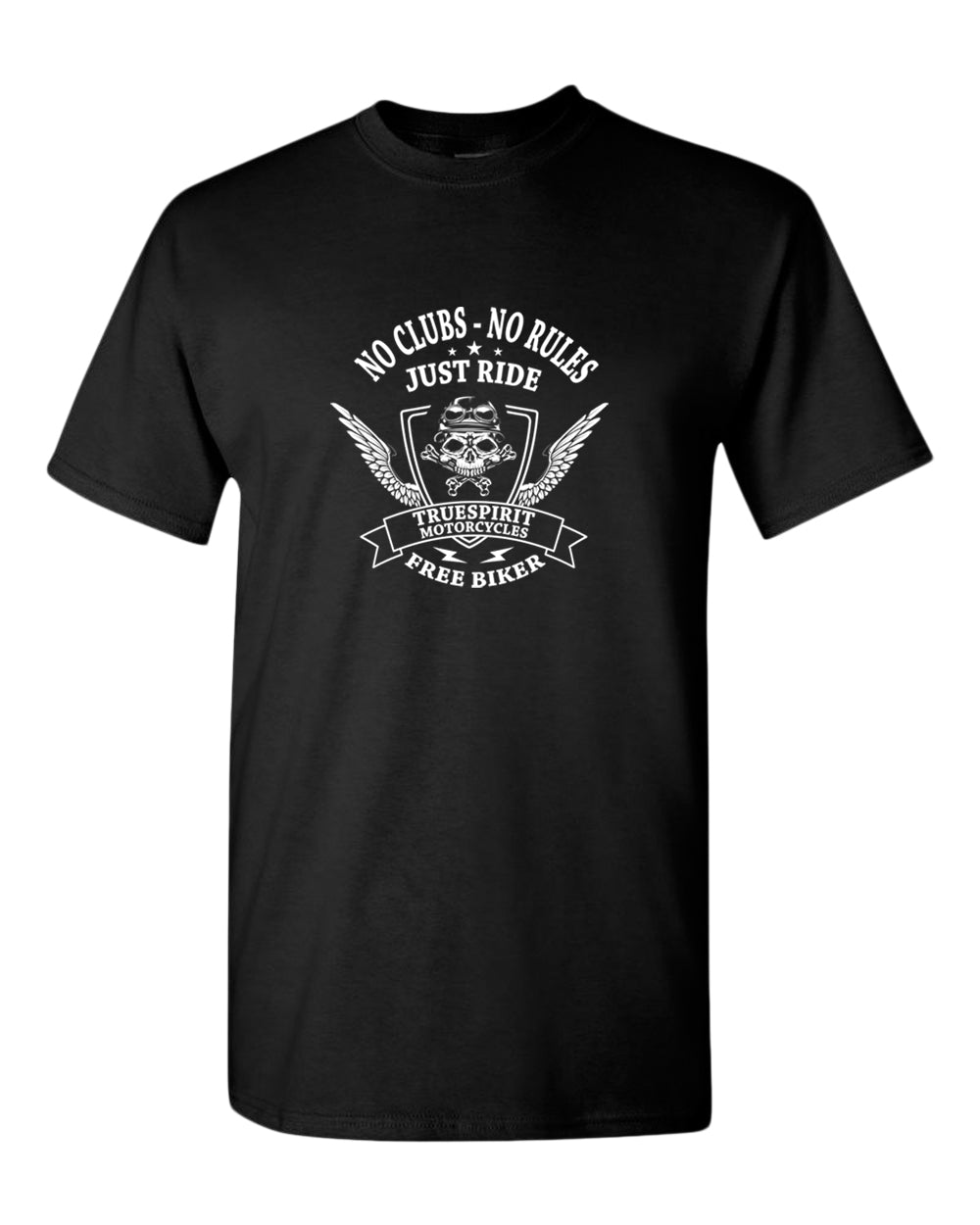 Truespirit motorcycle, no clubs, no rules t-shirt - Fivestartees