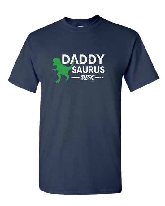 Daddy saurus rec t-shirt, dinosaur daddy tees - Fivestartees