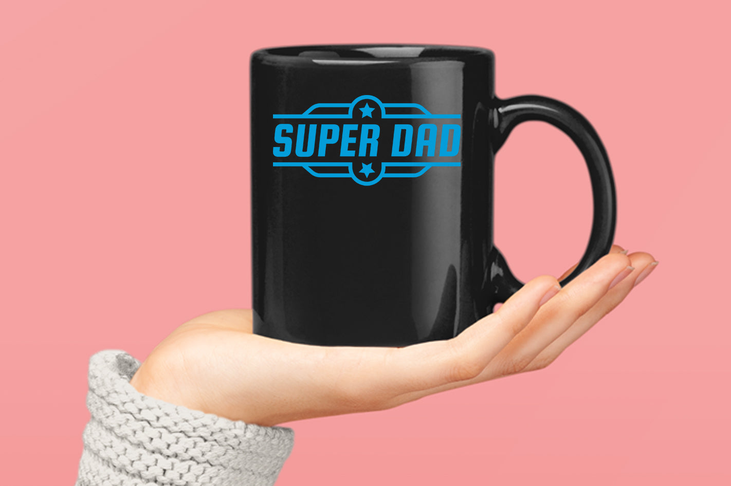 Super dad star Coffee Mug, dad hero Coffee Mug, daddy gift - Fivestartees