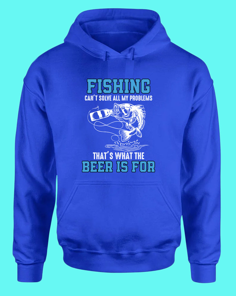 Fishing can't solve all my problems hoodie, funny fishing hoodie - Fivestartees