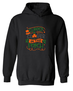 Cutest clever in the patch hoodie women st patrick's day hoodie - Fivestartees