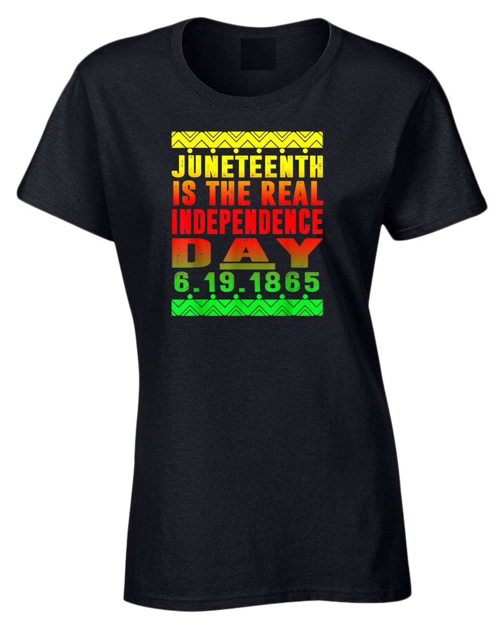 6-19-1865 real independence day t-shirt - Fivestartees