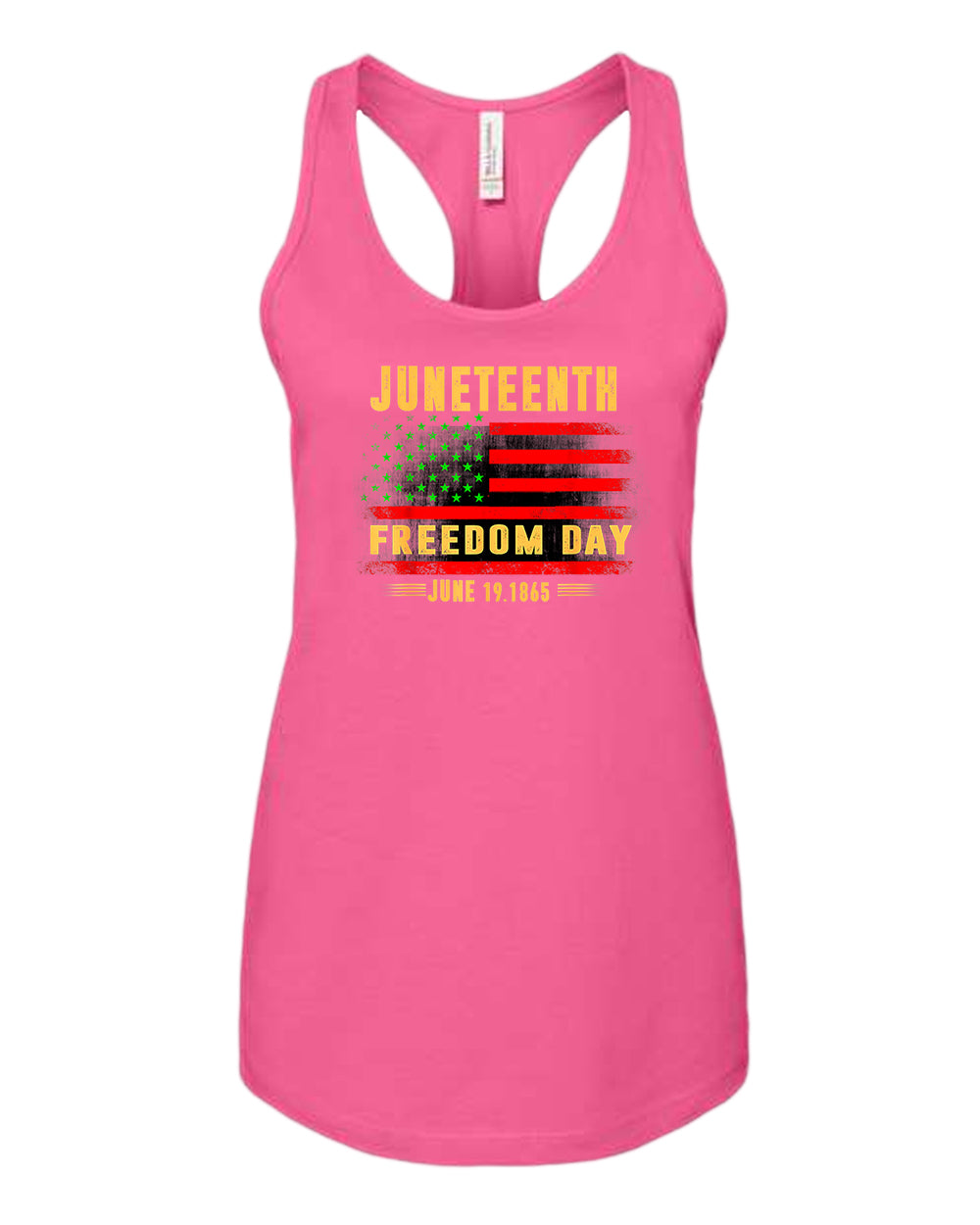 Freedom day june 19 1865 tank top juneteenth tank tops - Fivestartees