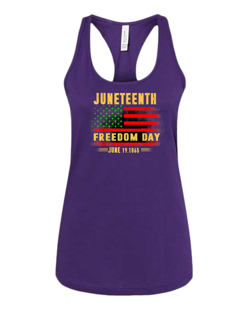 Freedom day june 19 1865 tank top juneteenth tank tops - Fivestartees