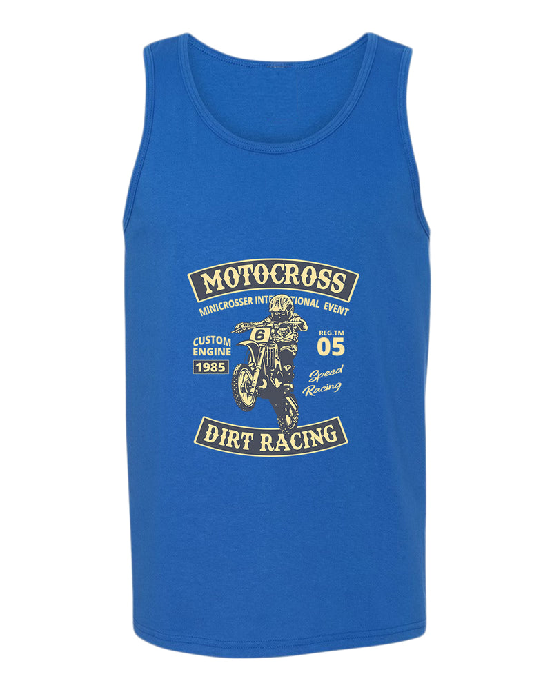 Motocross dirt racing tank top - Fivestartees