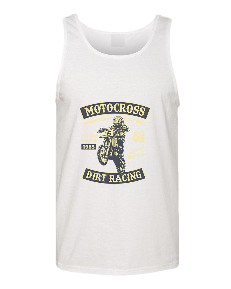 Motocross dirt racing tank top - Fivestartees