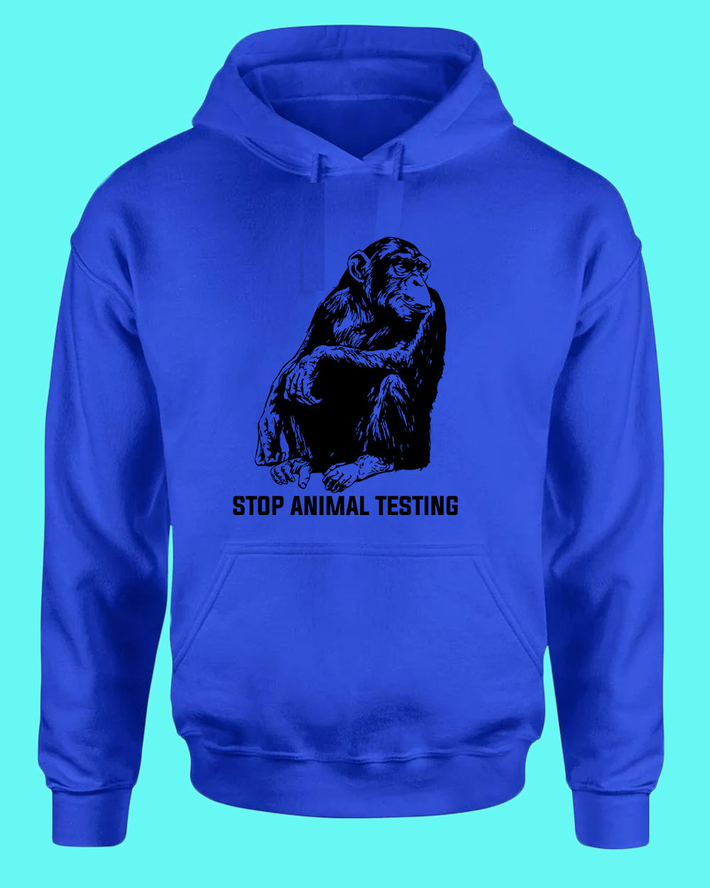 Stop Animals Testing Hoodie vegetarian Hoodie - Fivestartees