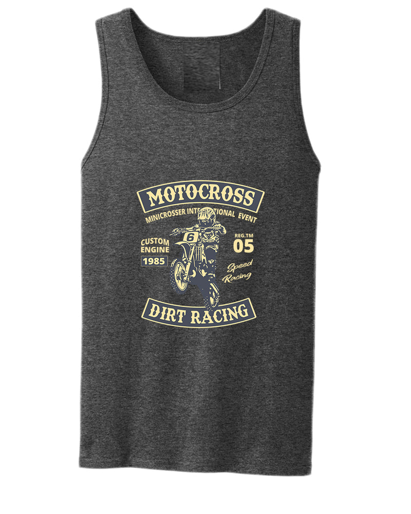 Motocross dirt racing tank top - Fivestartees