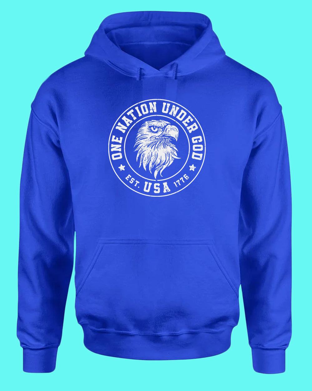 One Nation Under God 1776 hoodie - Fivestartees