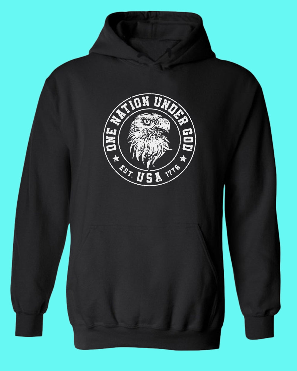 One Nation Under God 1776 hoodie - Fivestartees