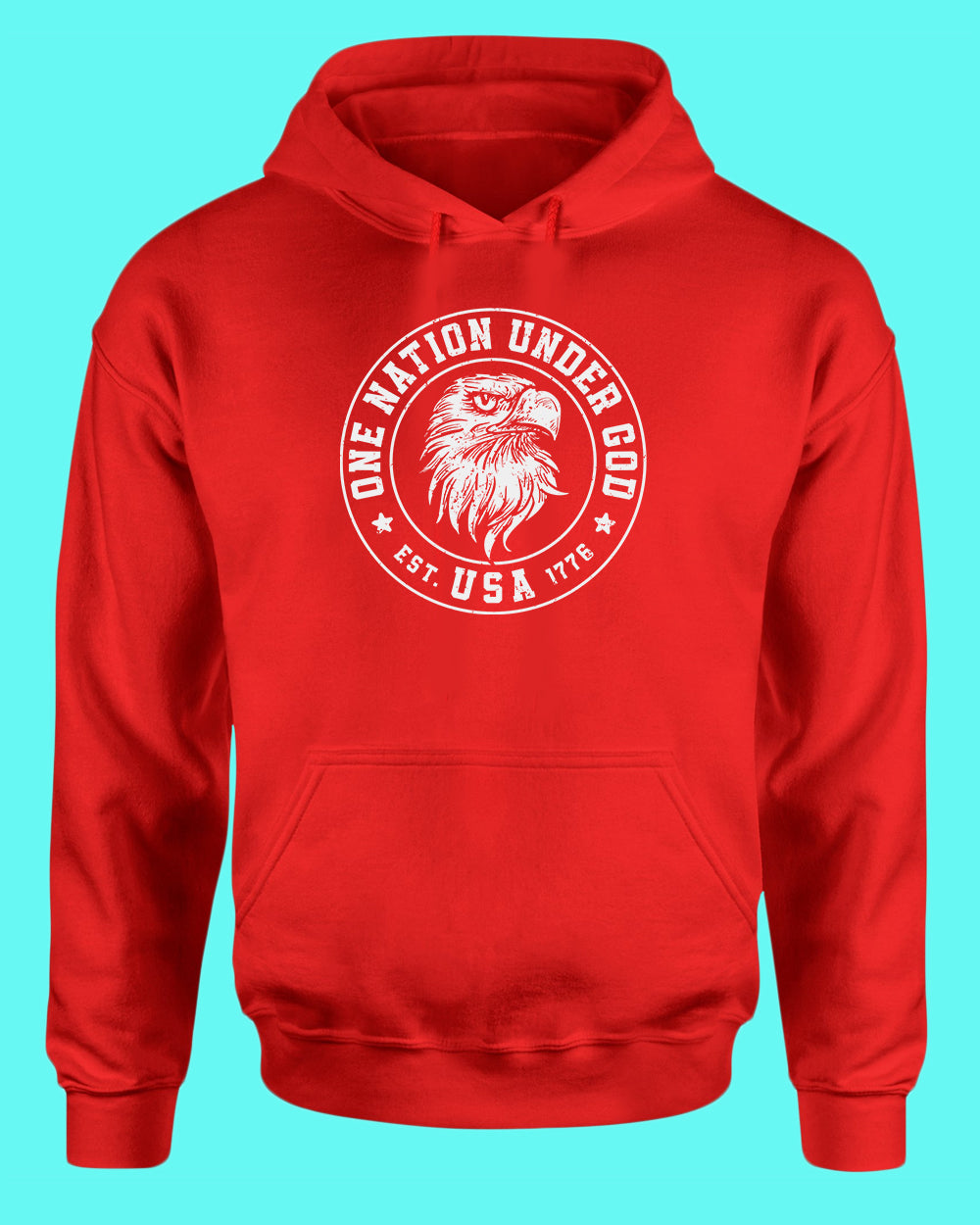 One Nation Under God 1776 hoodie - Fivestartees