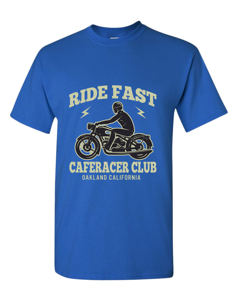 Caferacer club ride fast motorcycle california t-shirt - Fivestartees