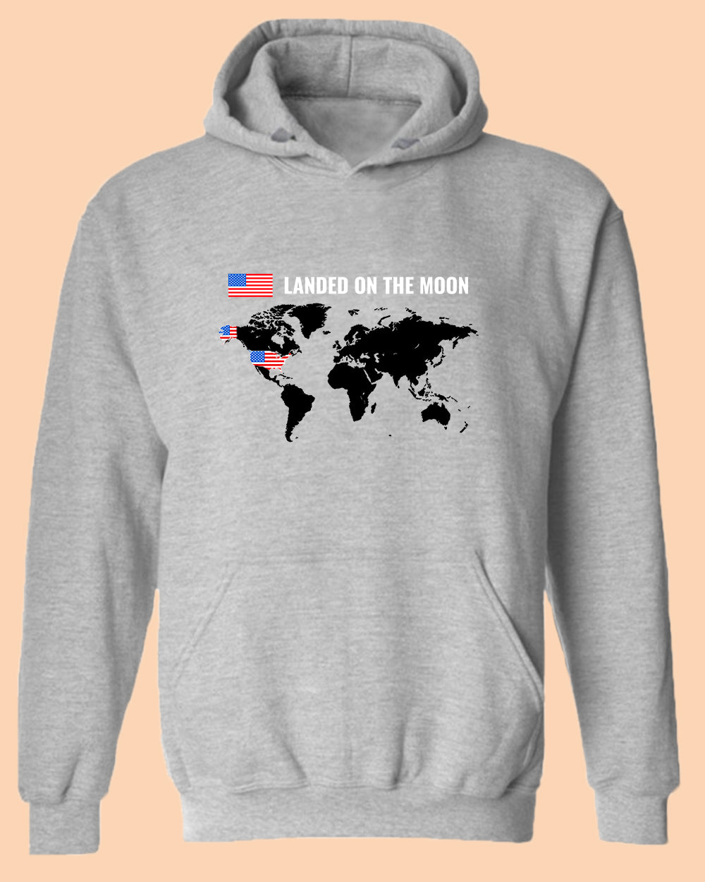 Landed on the Moon hoodie USA hoodie - Fivestartees