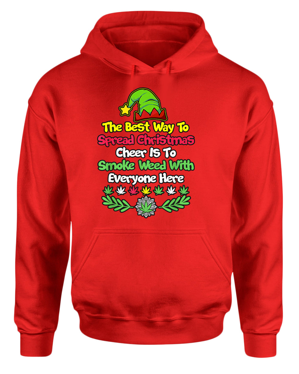 The best way to spread christmas cheer is to smoke hoodie - Fivestartees