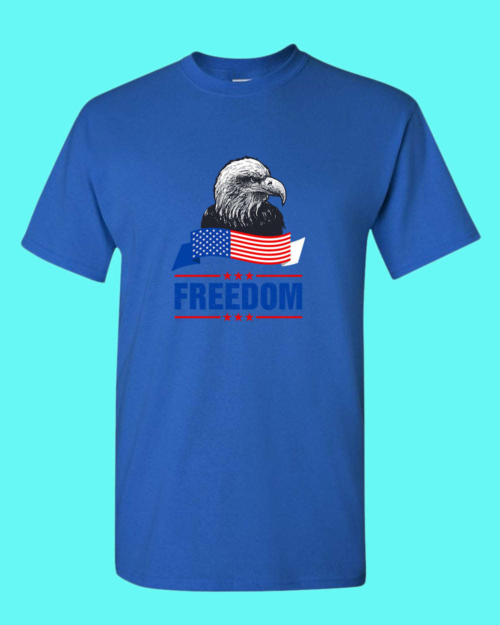 Freedom T-shirt with Eagle - Fivestartees