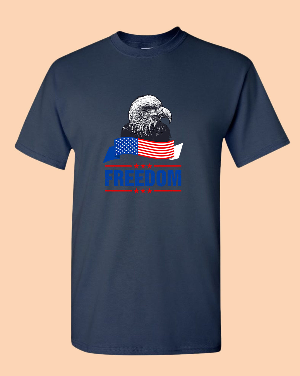 Freedom T-shirt with Eagle - Fivestartees