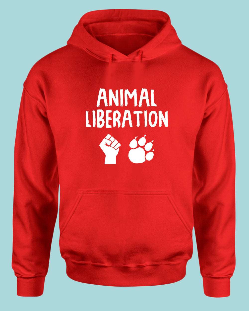 Animal Liberation Hoodie, Vegan Hoodie - Fivestartees