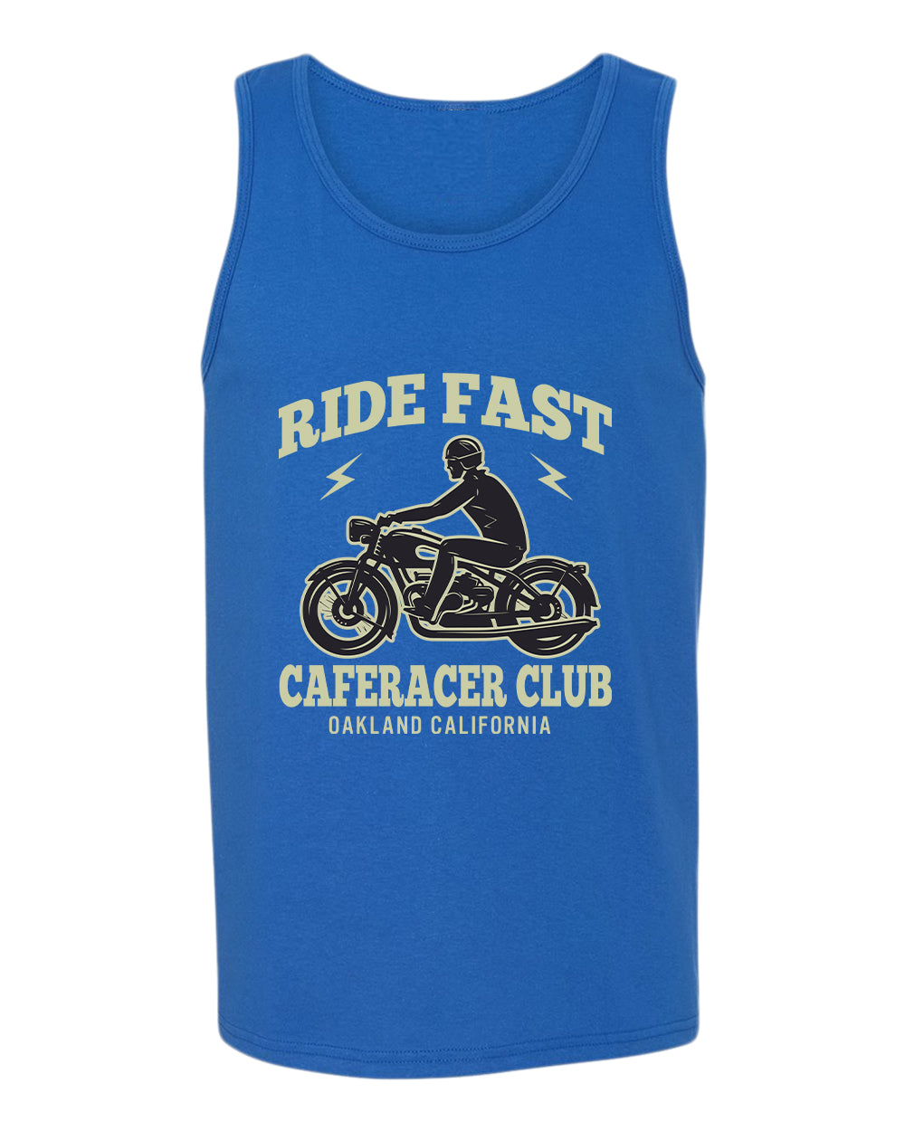 Caferacer club ride fast motorcycle california tank top - Fivestartees