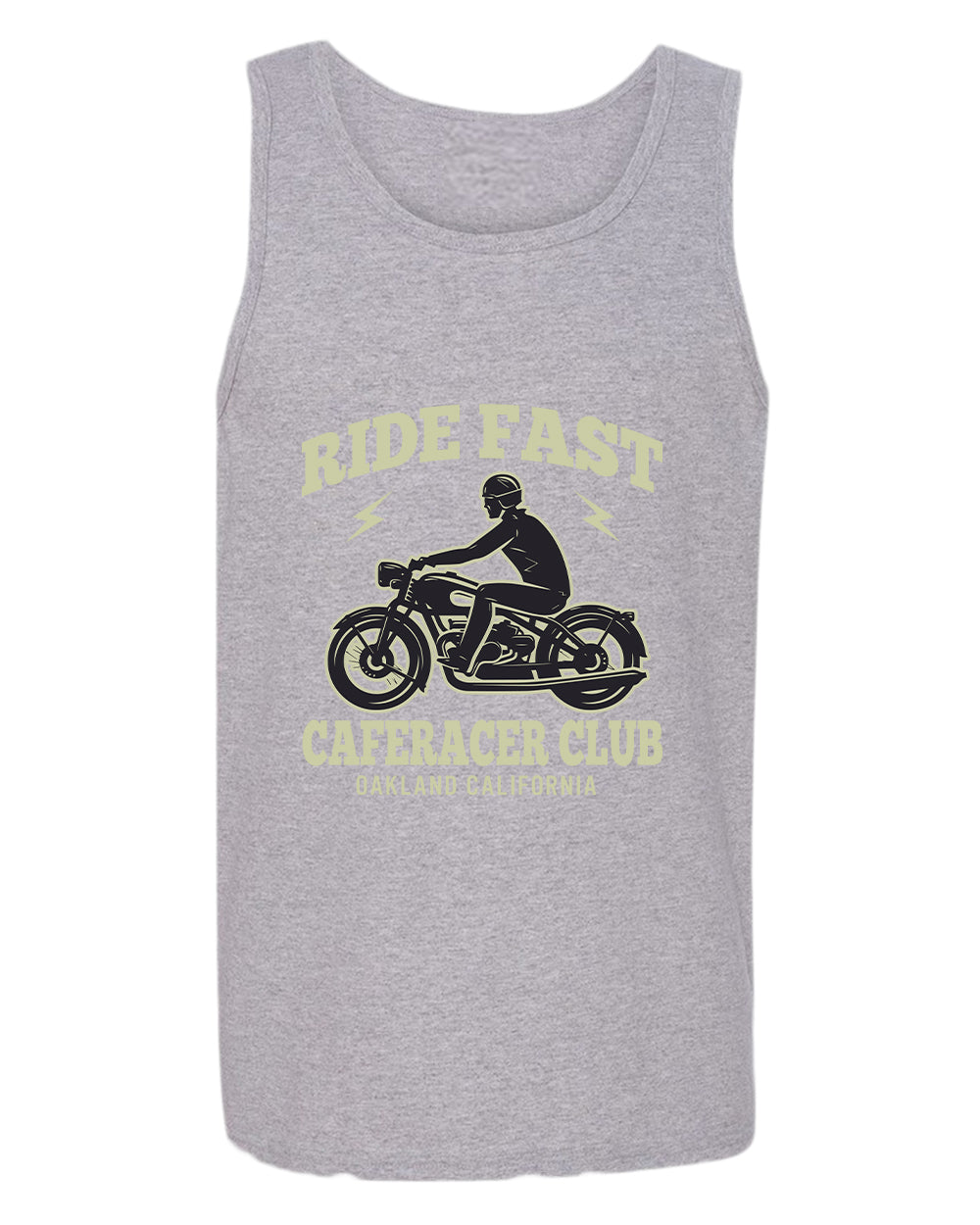 Caferacer club ride fast motorcycle california tank top - Fivestartees