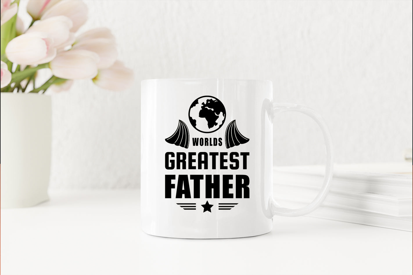 World's greatest father Coffee Mug, dad Coffee Mugs - Fivestartees