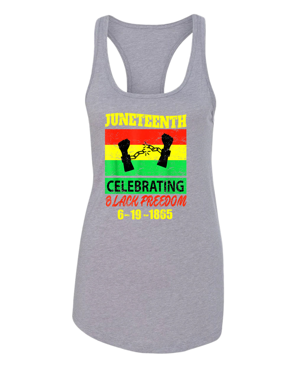 Celebrating black freedom tank top - Fivestartees