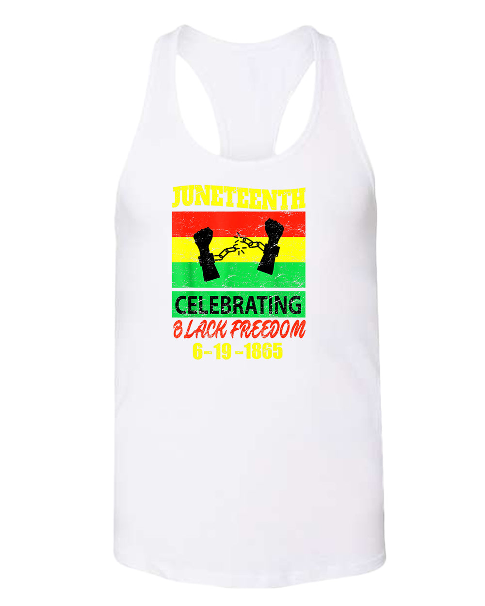 Celebrating black freedom tank top - Fivestartees