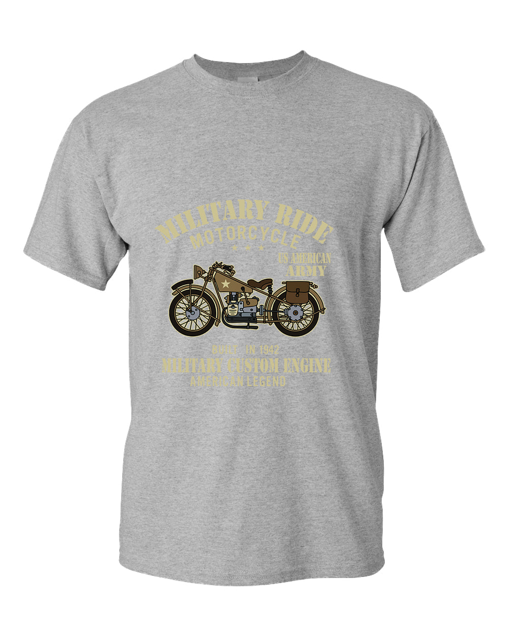 Military custom engine American legend t-shirt - Fivestartees